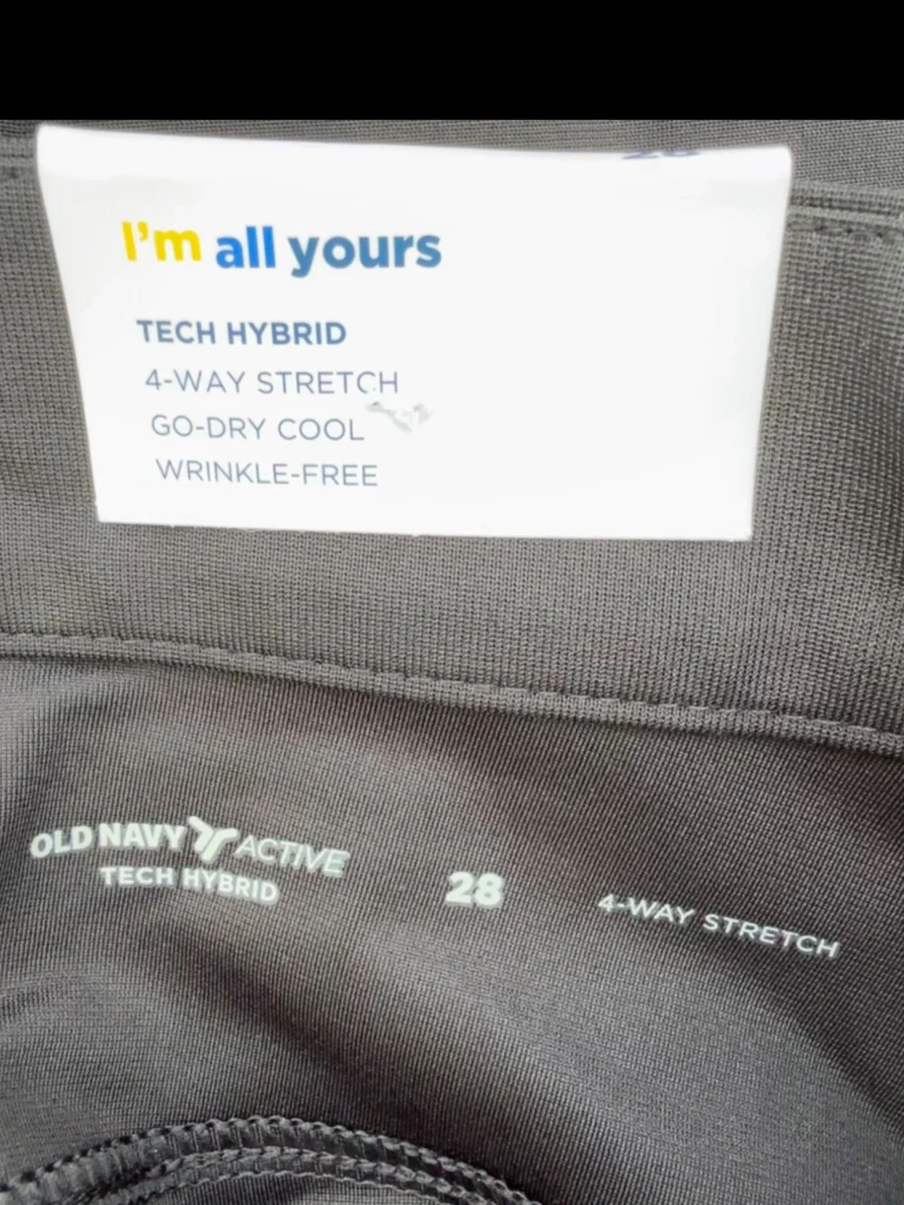 Old Navy Black Flat-Front Men's Shorts